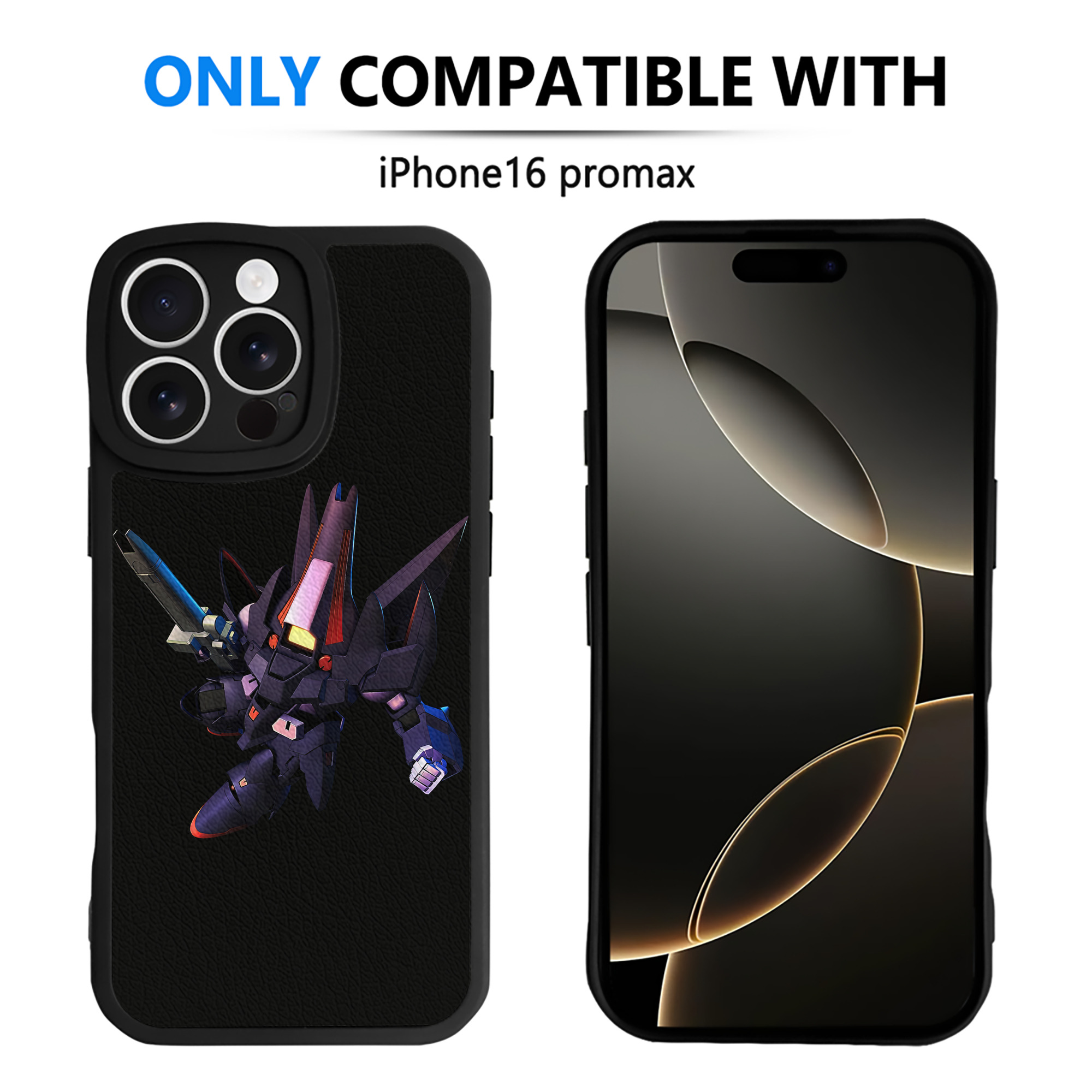 （画像用） 機動戦士ガンダム Mobile Suit Gundam 【iPhone 16シリーズ対応】シリコンスマホケース（レザー調） 材質：シリコン
